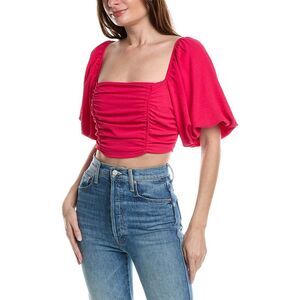 Isla Ciel Womens  Crop Top, Pink